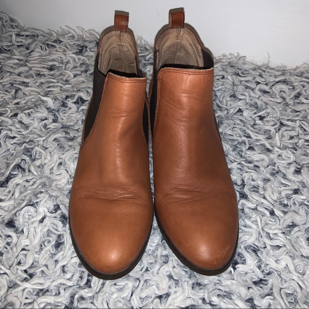 Firth Brown Leather Booties! - Picture 4 of 4